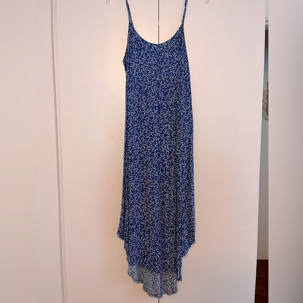 Flowered slip dress